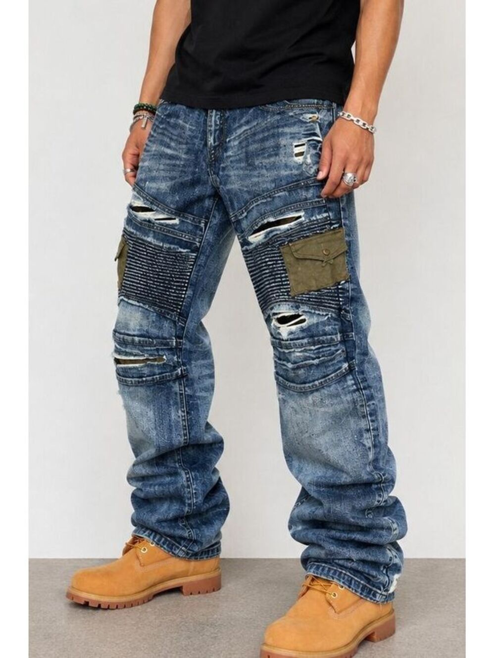 Jordan Craig Legacy Edition Aaron Distressed Denim Jeans 40/32